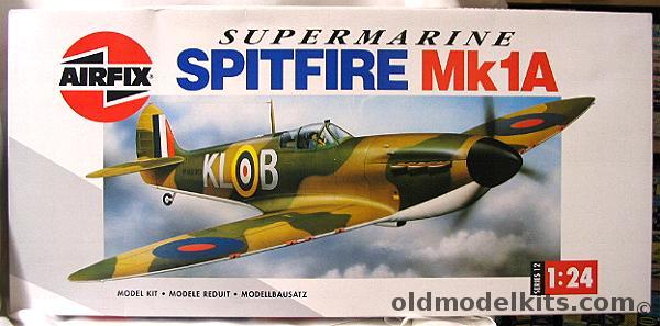 Airfix 1/24 Supermarine Spitfire Mk1a, 12001 plastic model kit